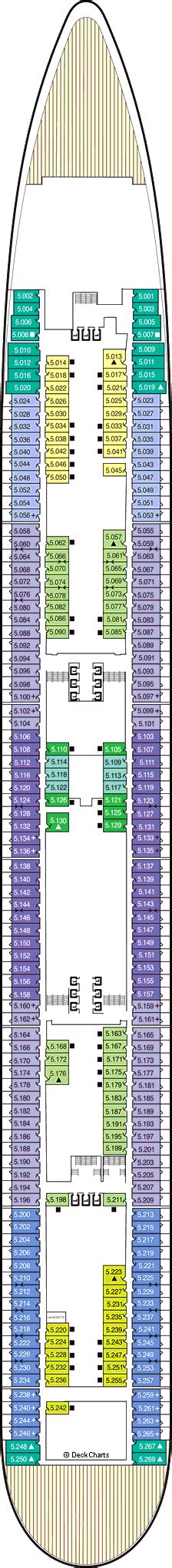 Cunard Queen Mary 2 (QM2) Deck Plans: Ship Layout, Staterooms & Map ...