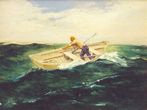 [TOMT][artwork] Painting of a lone man in a rowboat, NOT a Winslow ...