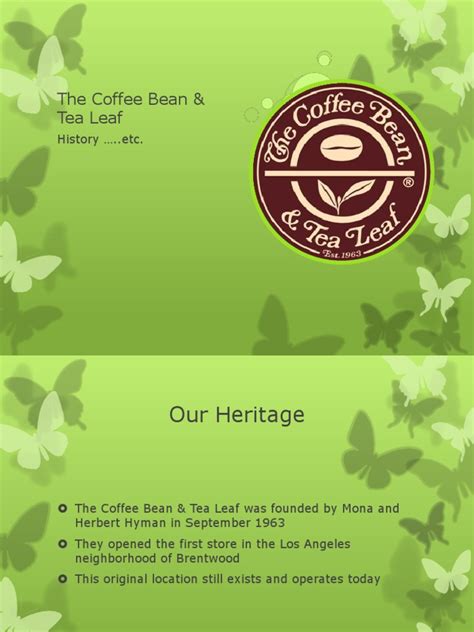 The Coffee Bean & Tea Leaf | PDF