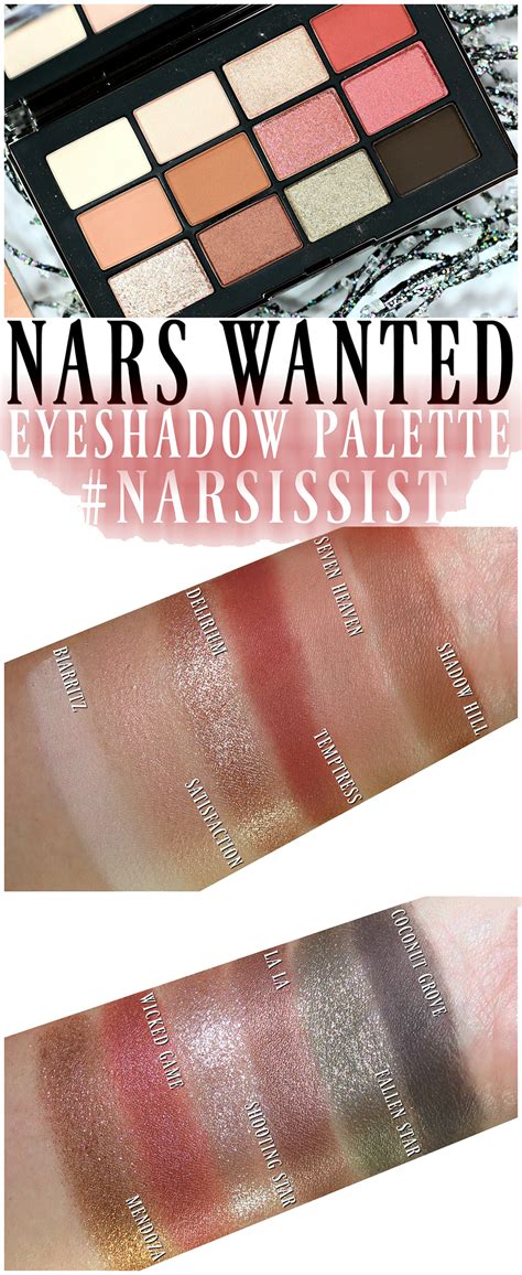 NARS #NARSissist Wanted Eyeshadow Palette Review - Sephora Cyber Monday ...