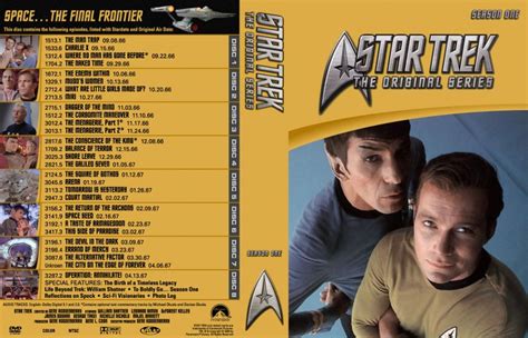 Star Trek - The Original Series Season 1 - TV DVD Custom Covers ...