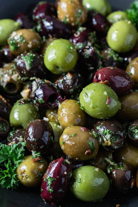 Marinated Olives Recipe with Garlic & Herbs - Low Carb Maven