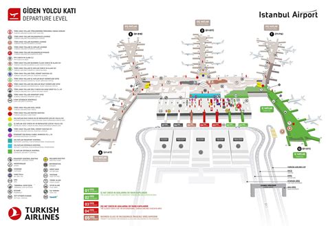 Istanbul airport map - Map airport istanbul (Turkey)