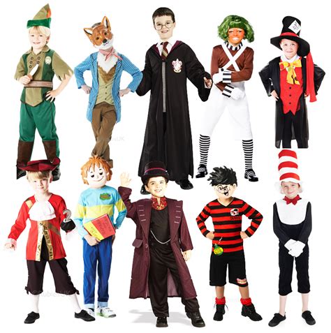 Boys Story Book Week Characters Fancy Dress World Book Day Kids Childs ...