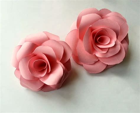 Diy Paper Rose · How To Make A Flowers & Rosettes · Papercraft on Cut ...