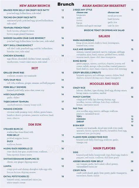 Sunda Menu, Menu for Sunda, River North, Chicago - Urbanspoon/Zomato