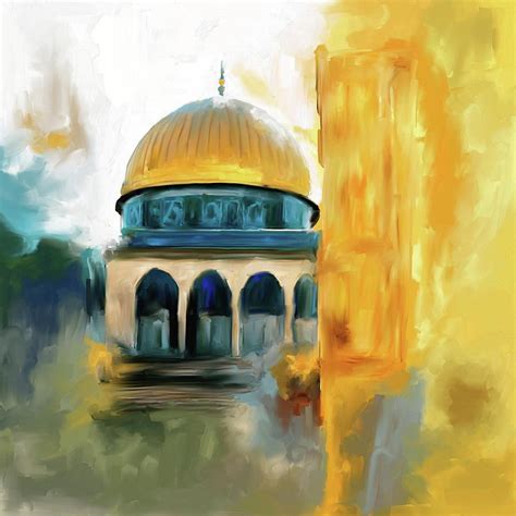 Mosque Painting - Painting 691 1 Masjid-al-aqsa by Mawra Tahreem ...