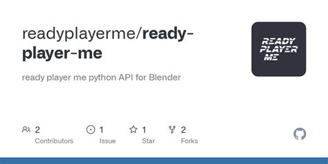 GitHub - readyplayerme/ready-player-me: ready player me python API for ...