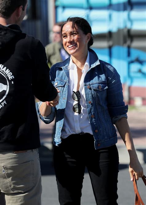 Meghan Markle Wearing a Madewell Denim Jacket | Meghan Markle Looks ...