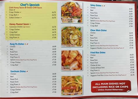 Menu at Wok N’ Go Noodle Bar, East Linton