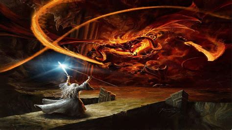 Gandalf vs Balrog Wallpapers - Top Free Gandalf vs Balrog Backgrounds ...