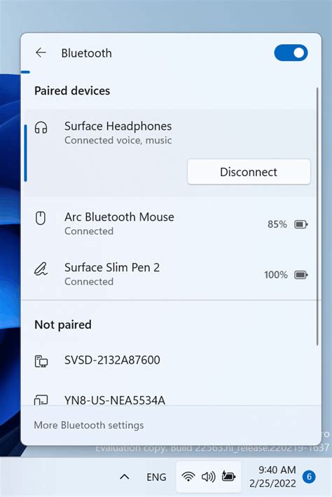 Windows 11 now allows managing Bluetooth devices faster from Quick Settings