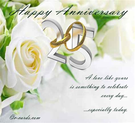 Silver Wedding Anniversary... Free To a Couple eCards, Greeting Cards ...