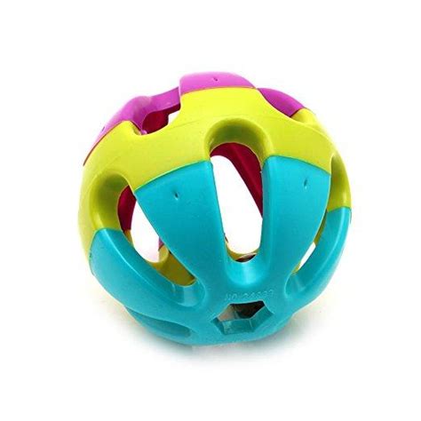 yani dct-7 abs plastic dog toy happy jingle bell ball chewing ball ...