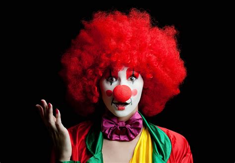 clown, girl, black background Wallpaper, HD Other 4K Wallpapers, Images ...