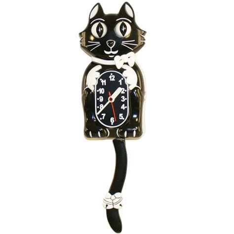 Cats: Animated Cat Wall Clock With Moving Eyes and Wagging Tail