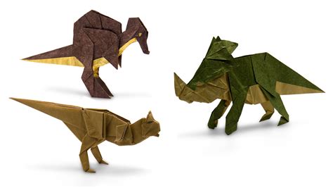 Origami Instructions Dinosaur