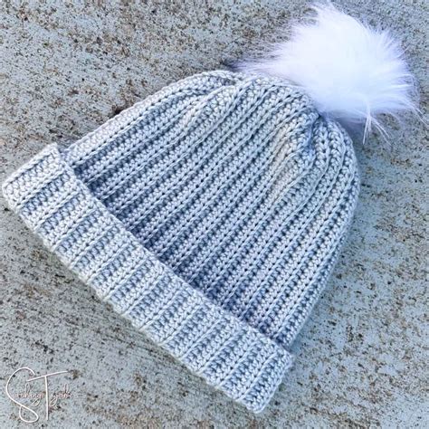 Ribbed Hat Crochet Pattern – Stitching Together