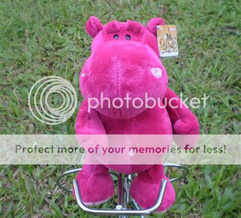 Cute 25 cm dark pink Hippo Stuffed Animal plush toy stuffed toy baby ...