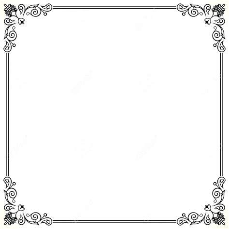 Ornate Border Template for Word - Free Download