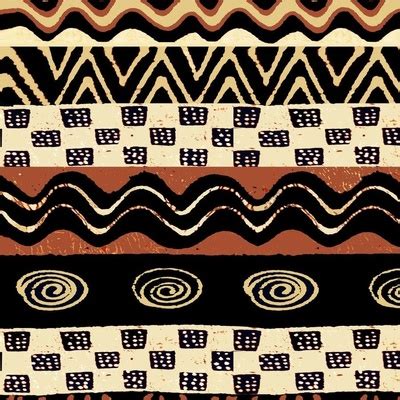 African Tribal Fabric, Wallpaper and Home Decor | Spoonflower