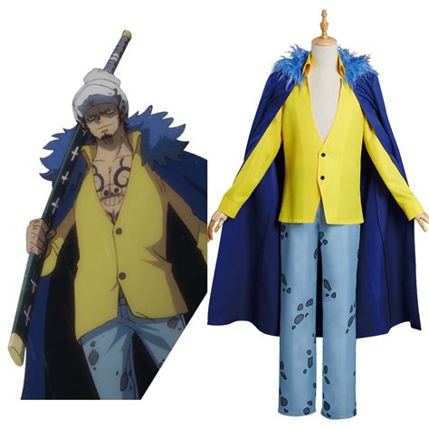 One Piece Trafalgar Law Trafalgar D Water Law Black Cosplay Costume ...