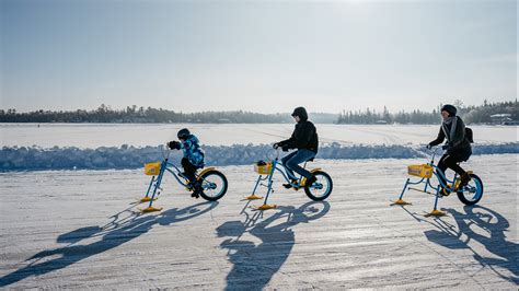 Ice Bike Rentals on Lake of the Woods | Northern Ontario Travel