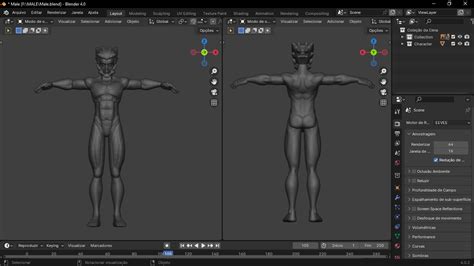 character sculpture (blender) | CGTrader