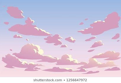 Anime Pink Sky Aesthetic