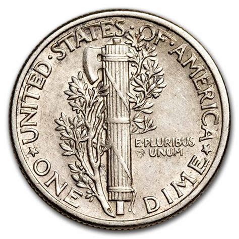 1942/1 Mercury Dime AU