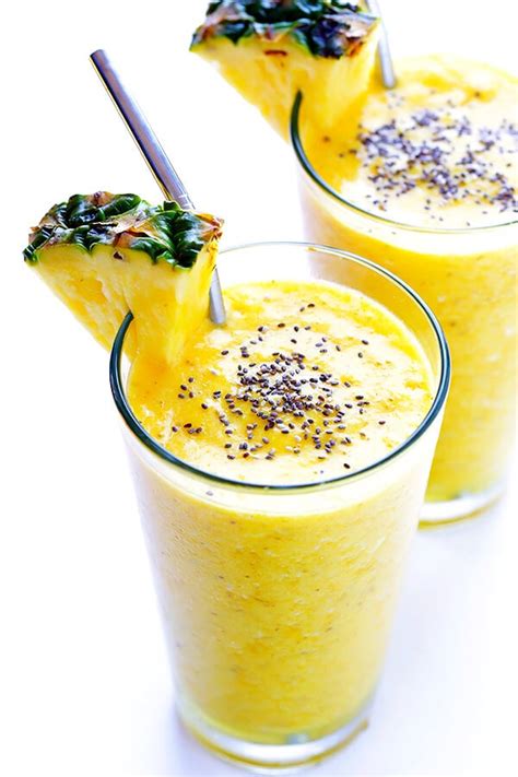 Feel-Good Pineapple Smoothie - Gimme Some Oven