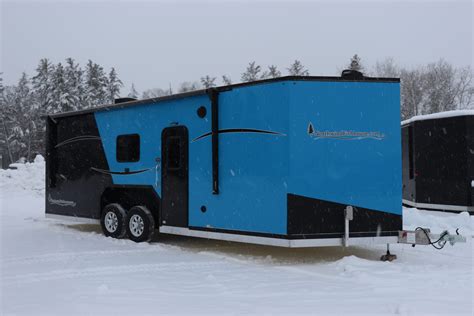 2023 Northwind 8' x 24' RV Fish House in Blue & Black - IN STOCK