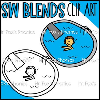 SW Blends Clip Art: Beginning Blends Clip Art by Mr Fox | TPT