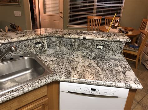 Sensa Waterfall Granite Kitchen Countertop – Things In The Kitchen