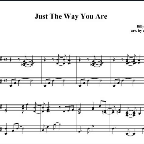 Stream Billy Joel: Just The Way You Are (Piano Cover) by Song Think ...