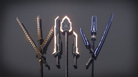 LEAKED GAME ASSETS - Scifi Melee Weapon Pack