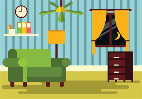 Living Room Images Cartoon ~ Room Vector Living Clipart Vectors ...