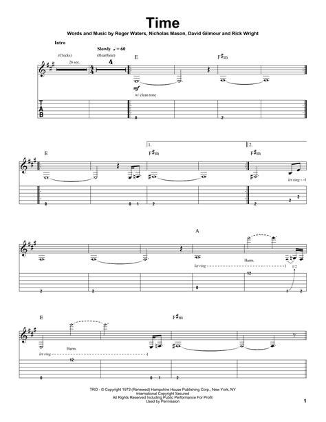 Time by Pink Floyd - Guitar Tab Play-Along - Guitar Instructor