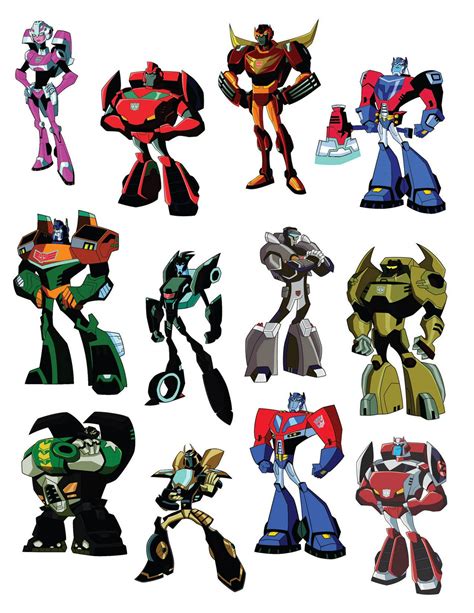 ritmo Simplemente desbordando sonido transformers animated personajes ...