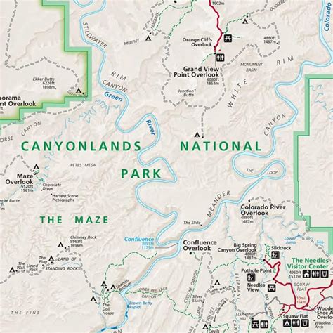 Canyonlands National Park Map