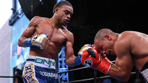 Spence poised to fight for world title after sensational knockout of Bundu