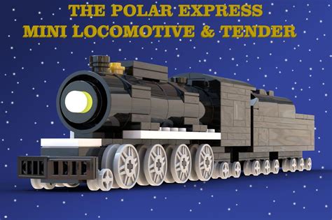 LEGO MOC Miniature Polar Express Locomotive & Tender by Tweetsie12 ...