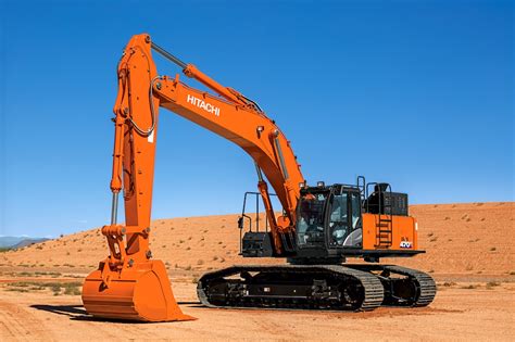 Hitachi ZX470LC6 Excavator Specs and Dimensions - VeriTread