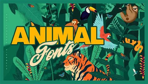 85+ Best Animal Fonts (FREE / Premium) 2024 | Hyperpix