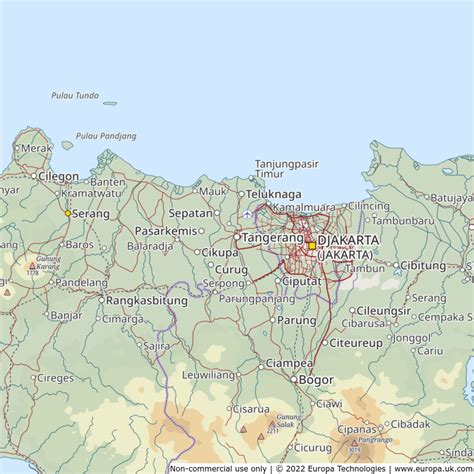 Map of Tangerang, Indonesia | Global 1000 Atlas