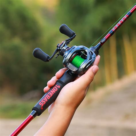 One Bass Fishing Rods,IM7 Graphite Spinning Rod & Casting Rod, 2 Pc ...