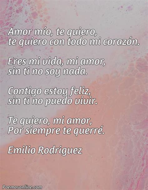 Poemas De Amor Para Mi Novia