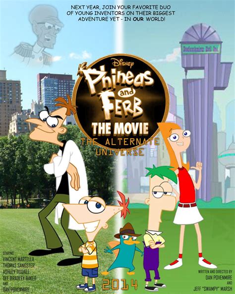 Phineas and Ferb 2014 Movie Fan-Made Poster by guitarkain | Desenhos ...