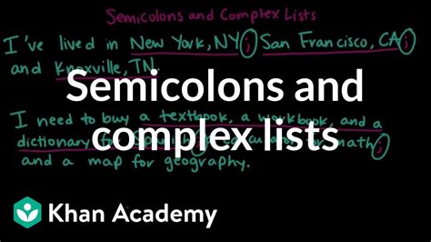 Do You Use Commas Or Semicolons In A List? Trust The Answer ...