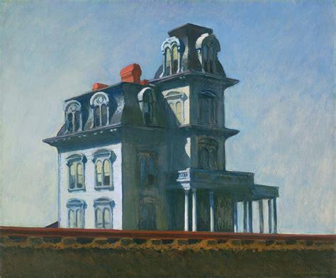 House by the Railroad Edward Hopper 1925 Museum Quality Hand Painted ...